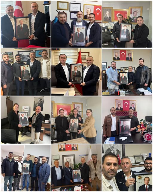 Muhtarlarımıza Cumhurbaşkanımızın İmzalı Portresi