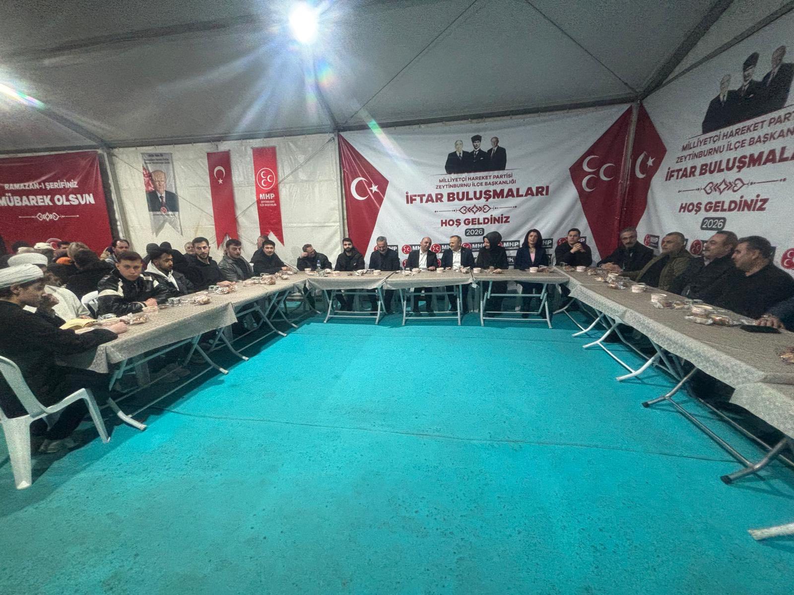 MHP Zeytinburnu İlçe Başkanlığının iftarına misafir olduk.