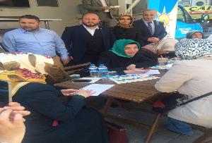 Fatma Benli Hanımefendi ile Seçim Çalışmasını gerçekleştirdik.