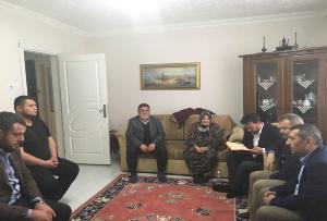 Gençlik Kolları'mızdan İzzet Ömer Aktaş'a Taziye ziyareti